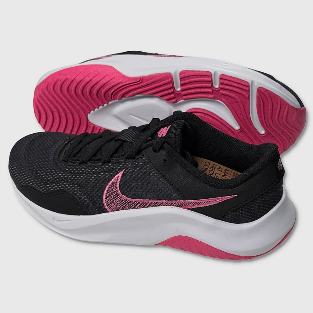 Nike Legend Essential 3 NN Shoes - NEW Womens Size 7.5 Black / Pink‎ - #48618-OF
